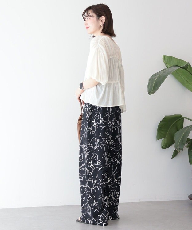 AMERICAN HOLIC フロントリボンブラウス Ivory