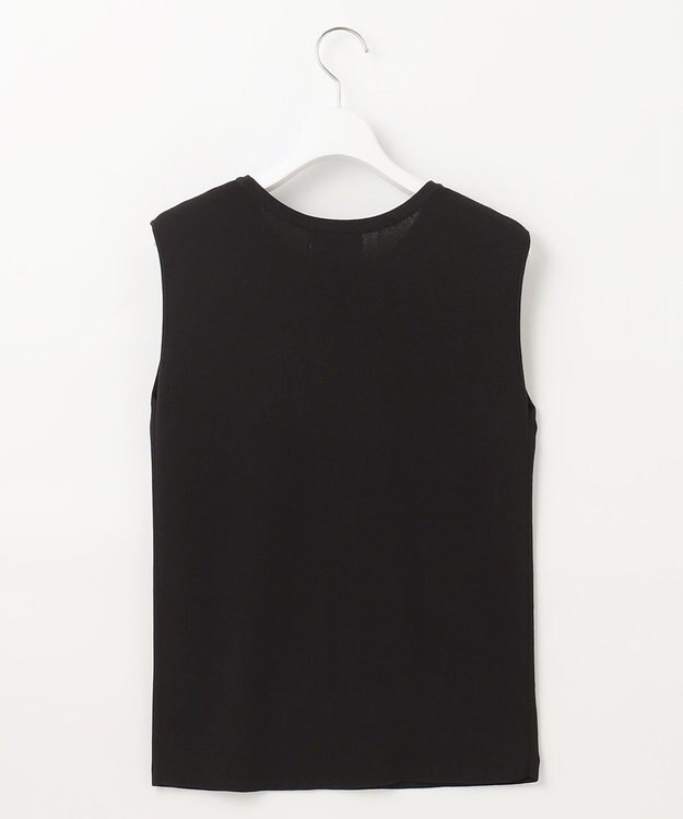 J.PRESS LADIES L 【洗える】ニット タンクトップ ブラック系