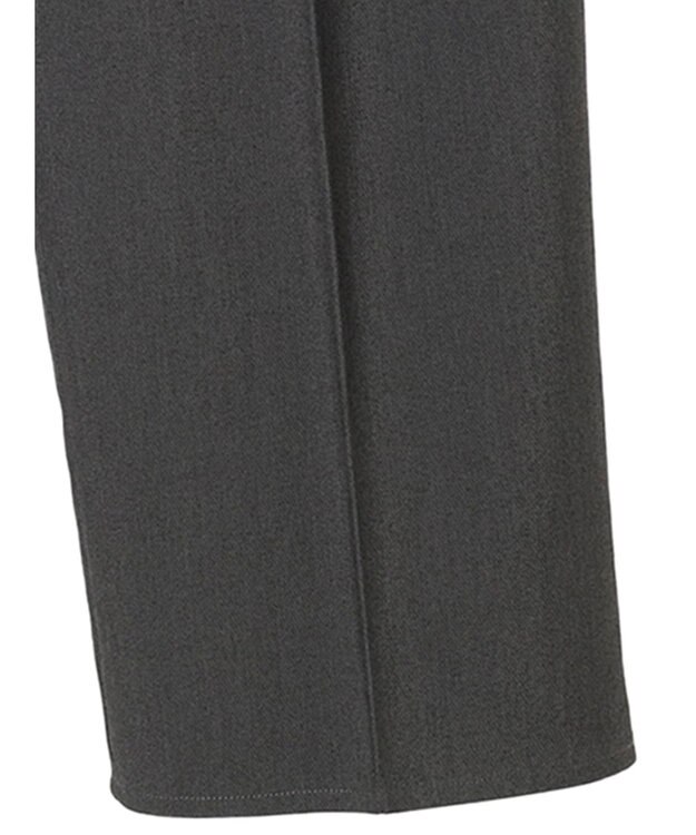 Green Parks あったかきれいシルエットストレートパンツ Gray