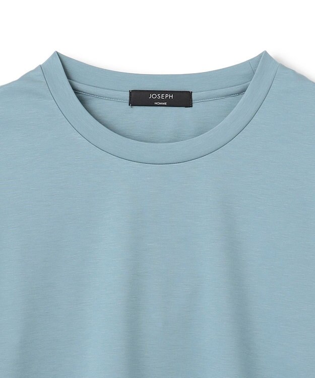 JOSEPH HOMME コンパクトストレッチジャージー　クルーネックカットソー スカイブルー系