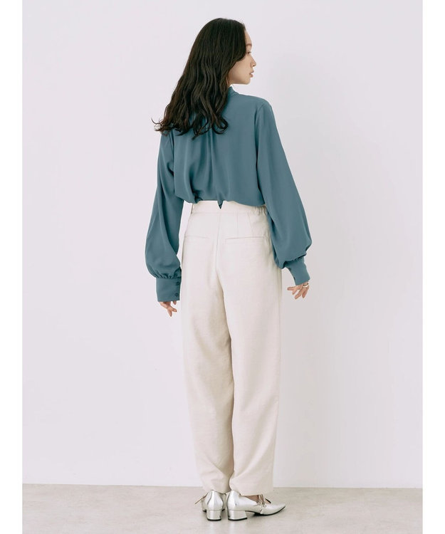 earth music&ecology ２ＷＡＹボウタイブラウス Ivory