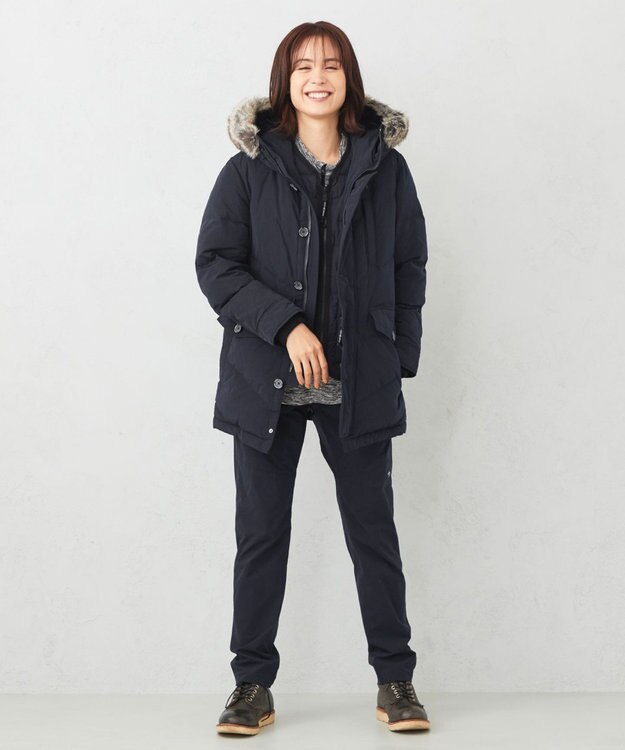 JOSEPH ABBOUD MOUNTAIN 【UNISEX】サスティナブル レジャーダウン ネイビー系