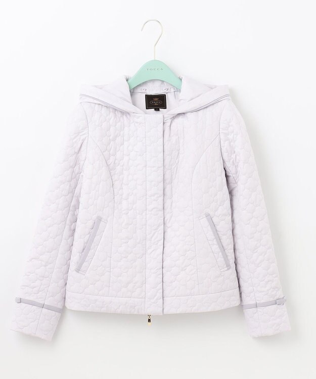 TOCCA LAURA キルティングショートコート ライラック系