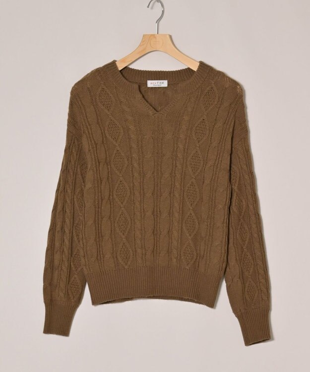 ONWARD Reuse Park 【any FAM】ニット秋冬 ブラウン