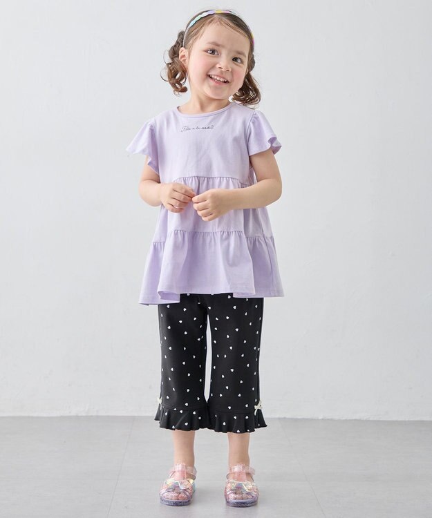 ANY KIDS キラキラジェリーサンダル レインボー