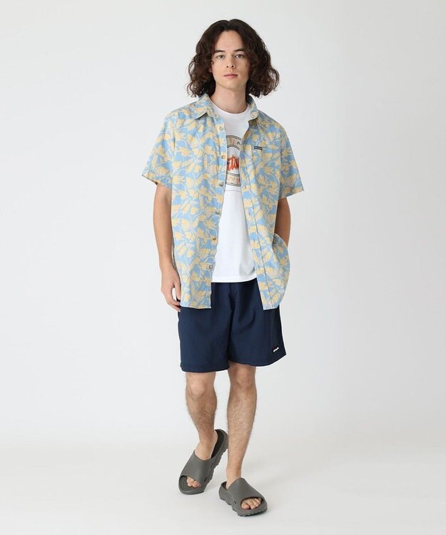 Columbia Columbia/ ラピッドリバーズプリントショートスリーブシャツ /コロンビア Ripple Blue Vined