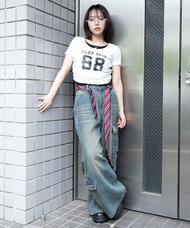 WEGO レイヤードグラフィックT 柄2