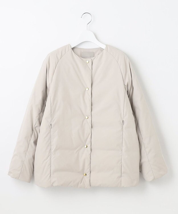 UNFILO 【ストール付き】ショートダウン ベージュ系