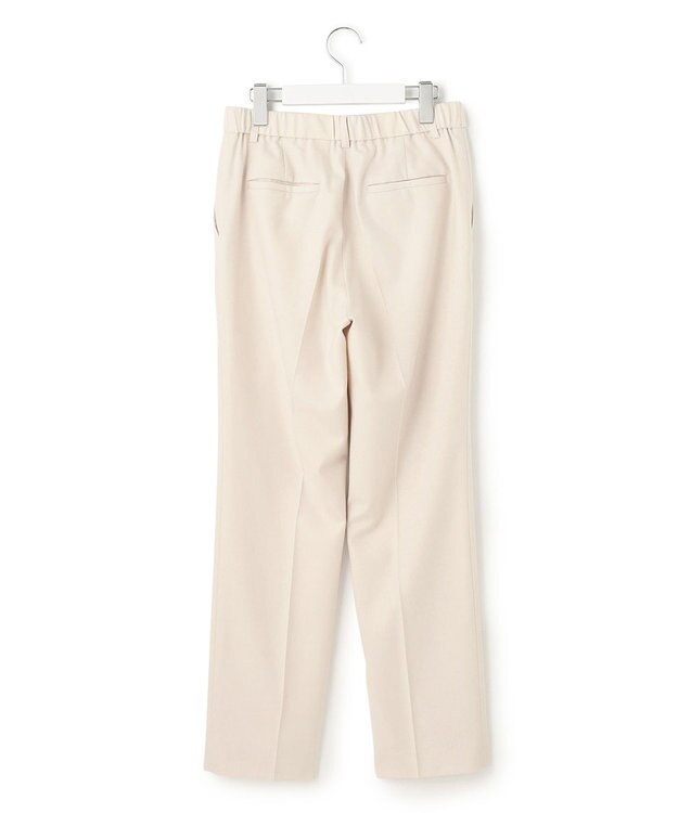 23区 【CLASSY.1月号掲載】ウールミルドストレッチ テーパードパンツ アイボリー
