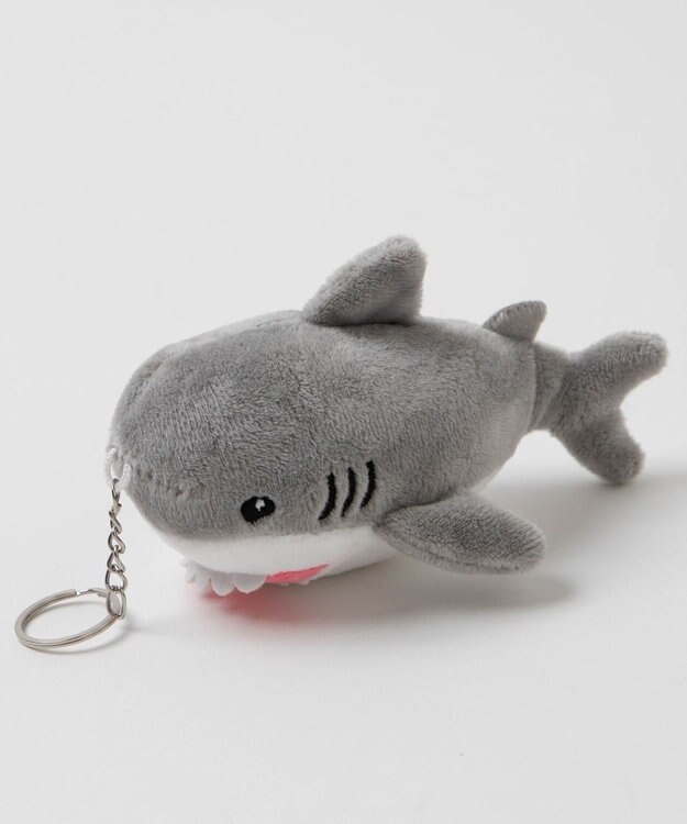 WEGO さめぬいぐるみキーホルダー グレー
