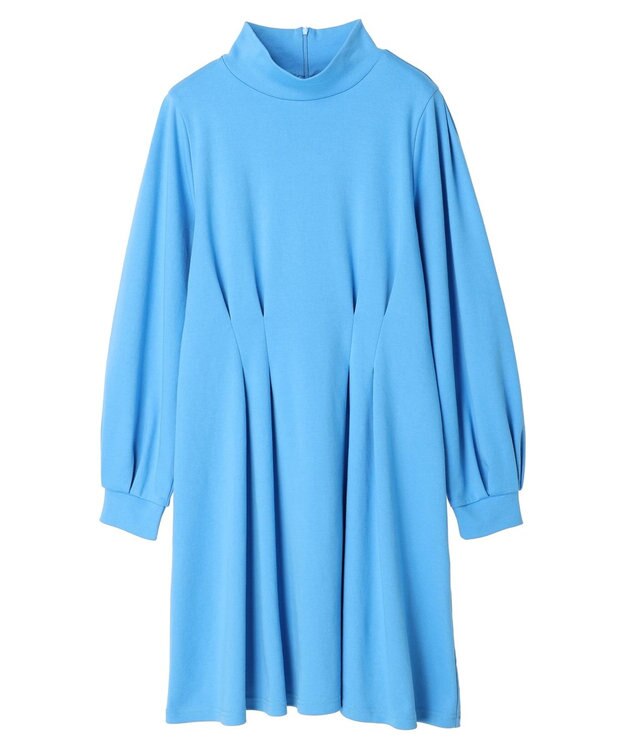 earth music&ecology ウエストタックフレアミニワンピース Light Blue