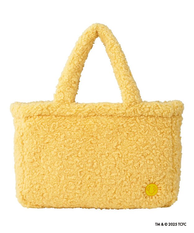 MOONBAT Care Bears(ケアベア) ボアバッグ B4サイズ 手洗い可能 ファイファー ライトイエロー