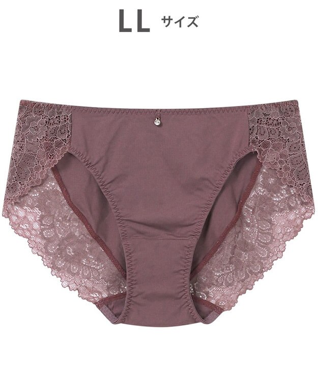 Wing ペアショーツ 【マッチミーブラ】 やさしいフィット感 身生地部はソフトな風合い はきこみ丈あさめ KF2921 ウイング／ワコール エンジ