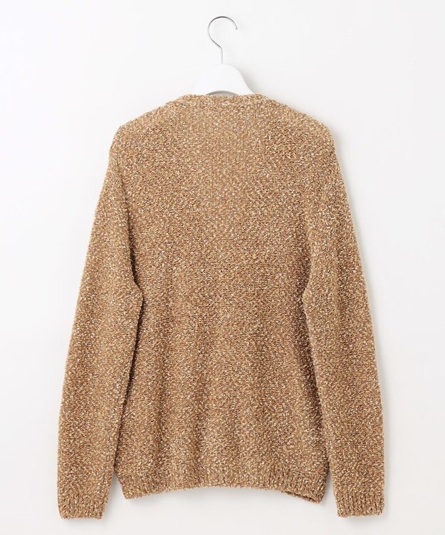 自由区 S 【カタログ掲載】ラメファンシーツイード カーディガン キャメル系