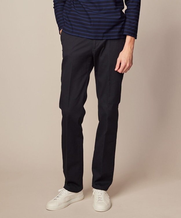 JOSEPH ABBOUD 【キングサイズ・ウエストも伸びる！】オーガニックストレッチ パンツ ブラック系