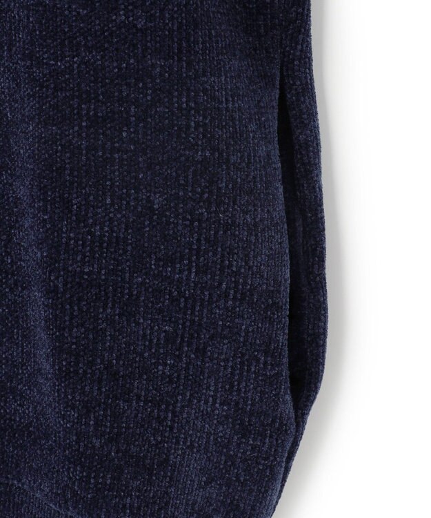 J.PRESS MEN 【WEB・一部店舗限定】モールダブルフェイス ドライバーズニット ネイビー系