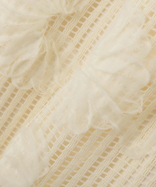 Green Parks 刺繍レーススカート Ecru