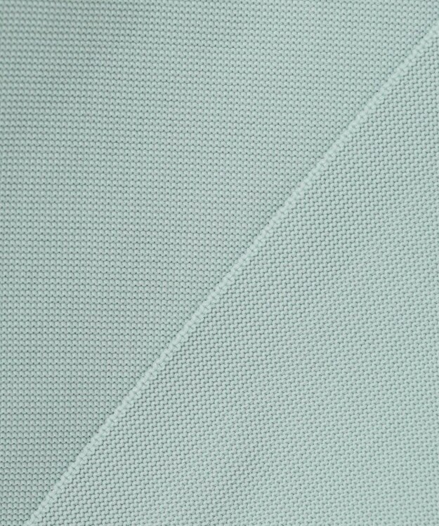 自由区 S ポリエステルホールガーメントラグランボタン ニット ライトグリーン系