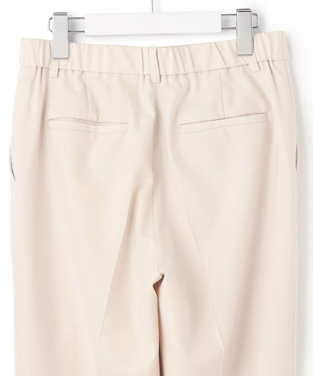 23区 【CLASSY.1月号掲載】ウールミルドストレッチ テーパードパンツ アイボリー