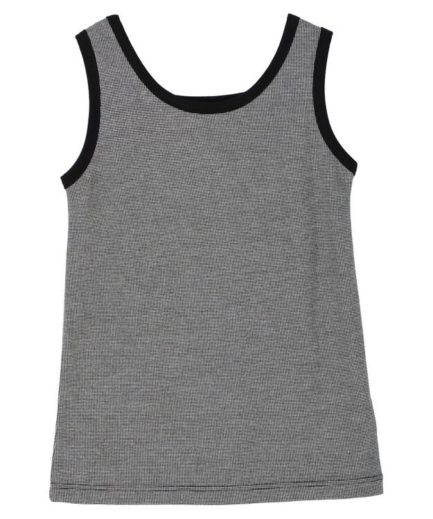 CRAFT STANDARD BOUTIQUE レトロ柄前後２ＷＡＹタンクトップ Black