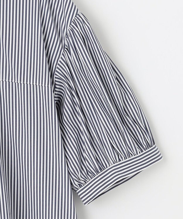 #Newans 【ANSWER for コンサバフェミニン】マルチウェイビッグリボンブラウス ネイビーストライプ系