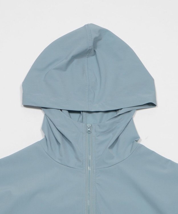 WEGO 【日焼け対策/セットアップ対応】ラッシュガードZIPパーカー ブルー