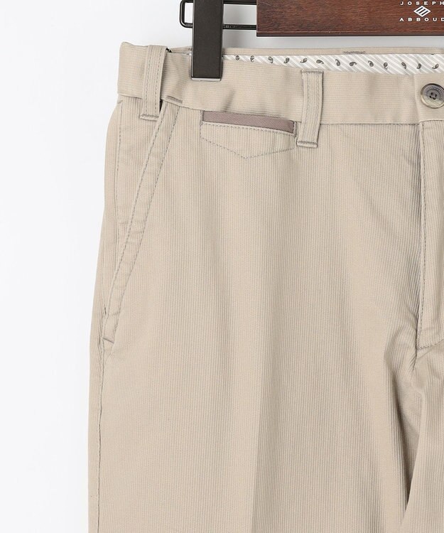 JOSEPH ABBOUD 【カラー豊富】人気！ウエストも伸びる！ オーガニックストレッチパンツ ベージュ系