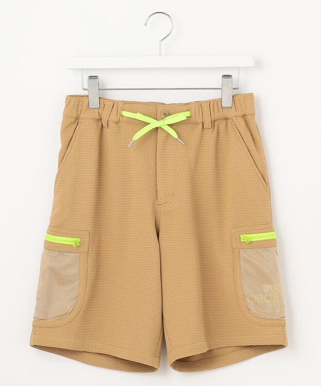 PW CIRCULUS 【MEN】ワッフルショーツ ベージュ系