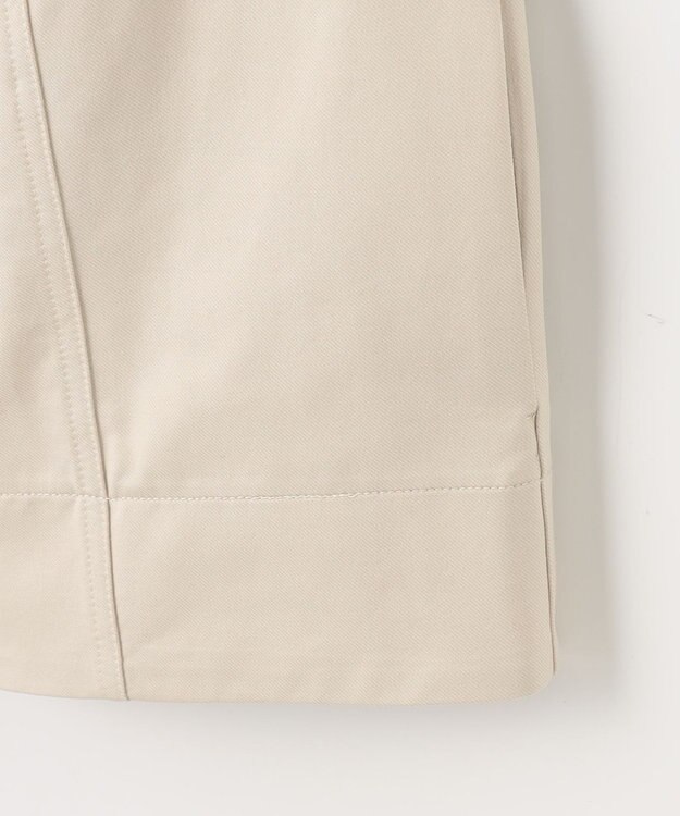 J.PRESS LADIES 【洗える】ツイルジャージー シャツ ジャケット グレージュ系