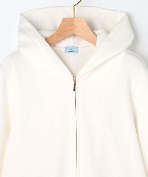 組曲 【先行予約】マシュマロタッチ裏毛 パーカー ホワイト系