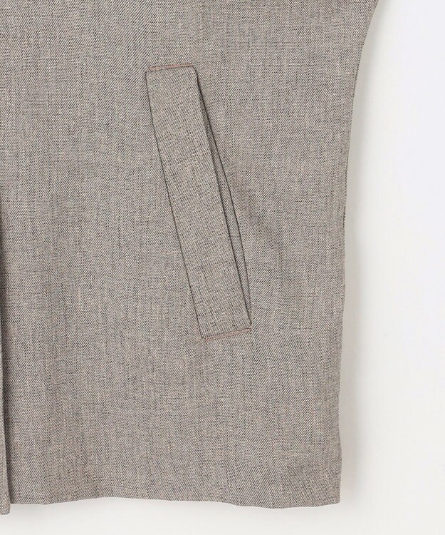 ANY 【セットアップ対応】テックリネンツイードジャケット ベージュ系