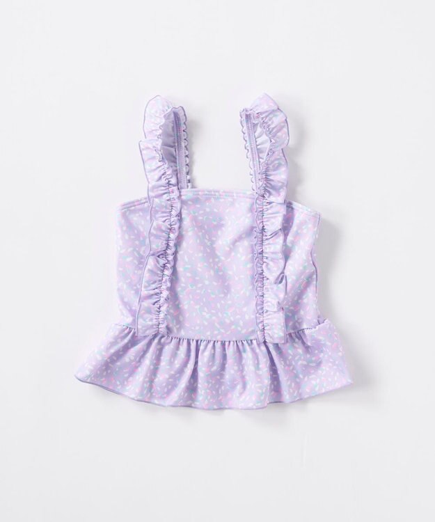 OP／FILA 【marie claire ENFANTS】フリルセパレート水着 パープル