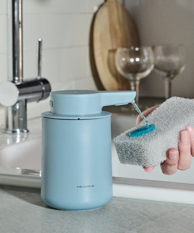 YAMATO テーブル＆キッチン 【レコルト】充電式オートディスペンサー　液体用  ナチュラルホワイト  RDS-2(NW) ホワイト