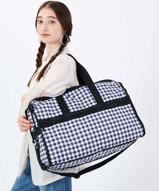 LeSportsac DELUXE LG WEEKENDER/クラシカルギンガム