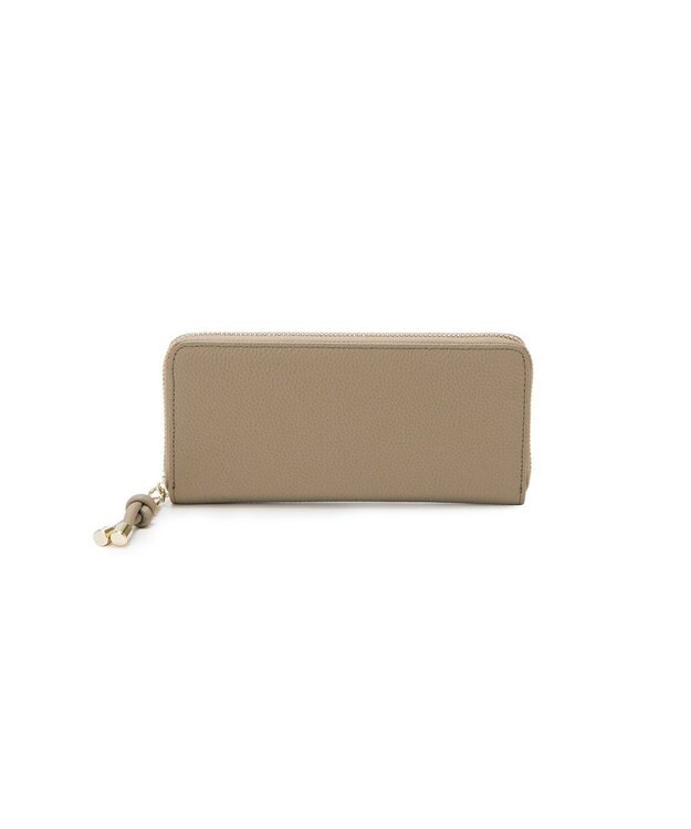 TOPKAPI 【新色追加】【TREASURE TOPKAPI】シュリンクレザー ラウンド 長財布 グレージュ