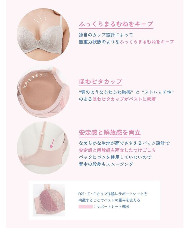 une nana cool ふゆうする 3/4カップブラジャー SP