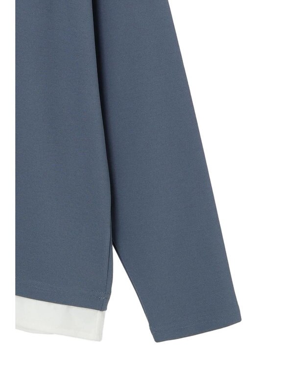 CRAFT STANDARD BOUTIQUE 梨地カットフェイクレイヤードＬ／Ｓ　ＴＥＥ Blue