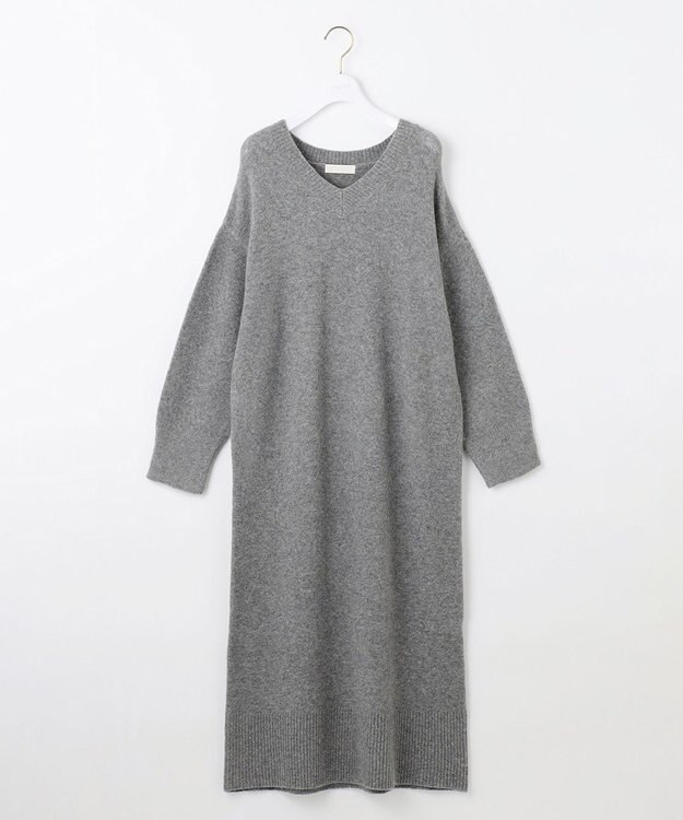 ANY SIS 【2WAY】ケーブルベストSETニット ワンピース チャコール