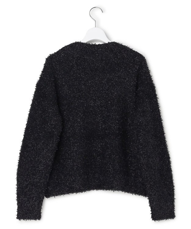 23区 【GOLD LABEL】リボンモールツイード ニット ブラック系