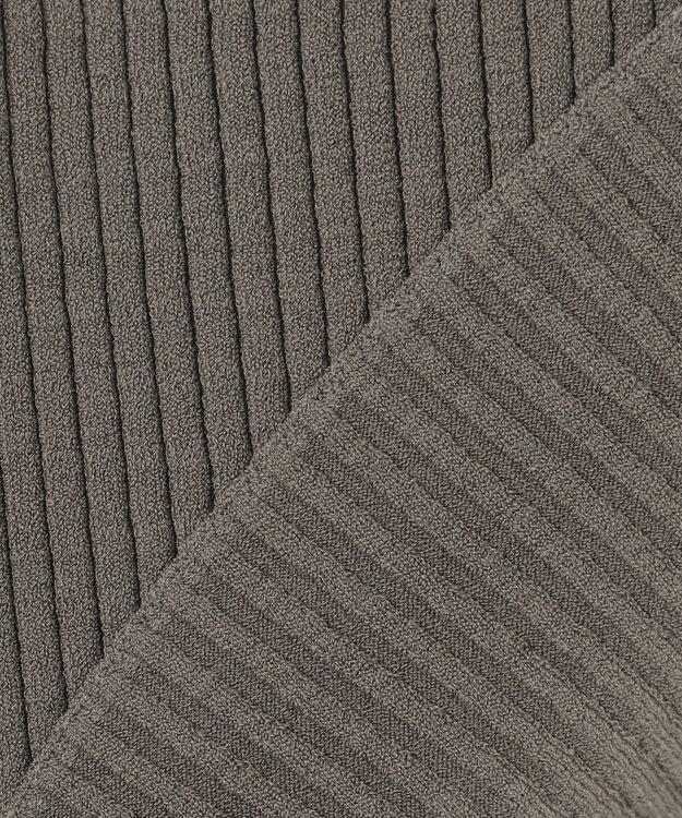 uncrave 【洗える】スムースニット オフショルプルオーバー（uncrave WHITE） カーキグレー