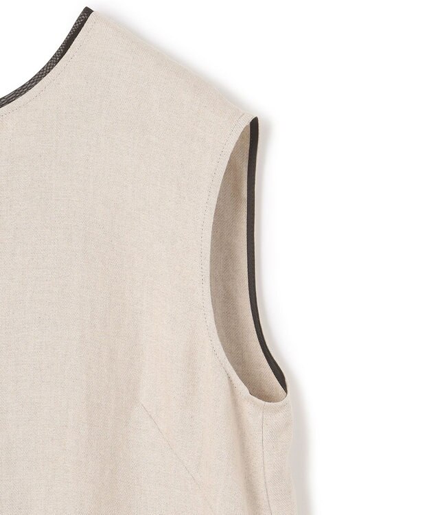 BEIGE， 【S-size】CHESTNUT / Iラインドレス Flax