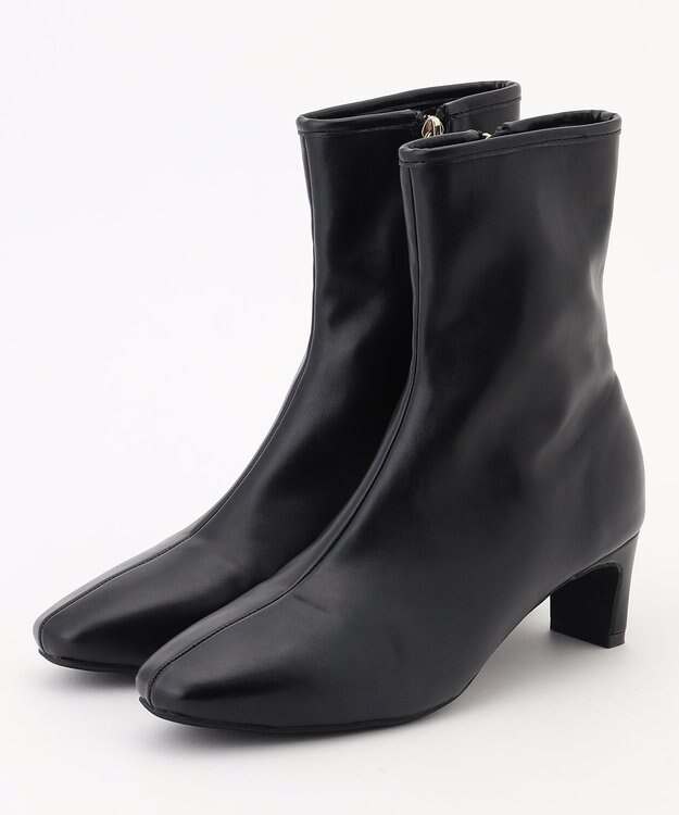 ANY SIS 【23.0cm~24.0cm】ストレッチショートブーツ ブラック