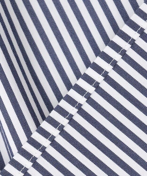 #Newans 【ANSWER for コンサバフェミニン】マルチウェイビッグリボンブラウス ネイビーストライプ系