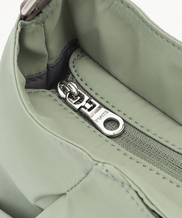 Y'SACCS 【ナイロンタフタ】トラベルショルダー ライトグリーン