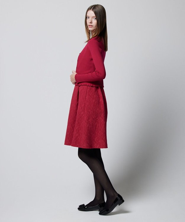 TOCCA 【洗える】RESONATE カーディガン レッド系