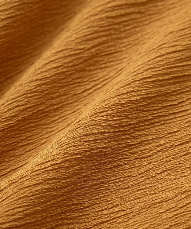 Green Parks 表面カット裾ドロストプルオーバー Red