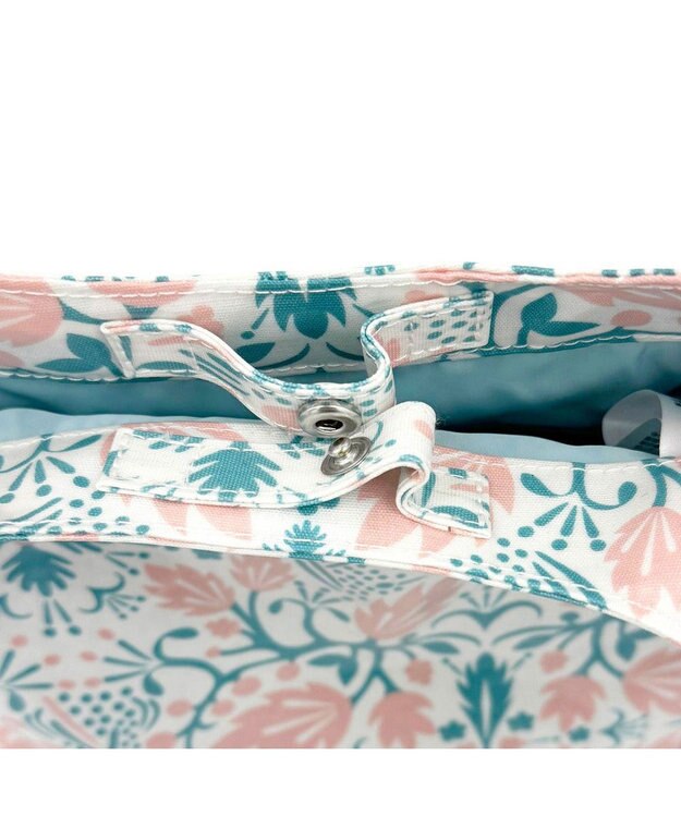 ROOTOTE 1026【肩掛け ラミネート加工】EU.ラウンド.ラミネート-R 01：フローラル