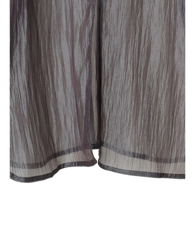 Green Parks ・ＥＬＥＮＣＡＲＥ　ＤＵＥ　２ｗａｙシアーブラウス Charcoal Gray