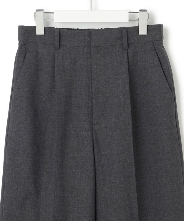 23区 【CLASSY.10月号掲載/洗える】TWマットクロス ハーフパンツ グレー系