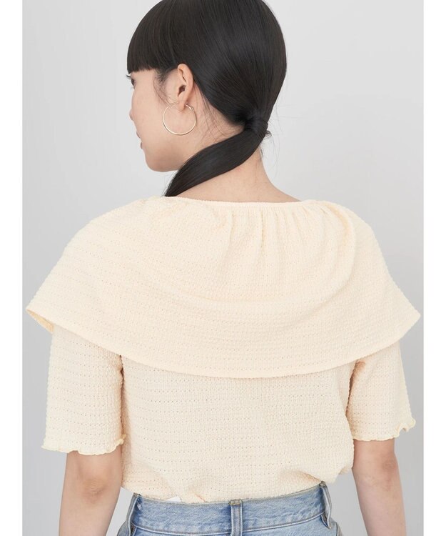 earth music&ecology ビッグカラーカットプルオーバー Yellow